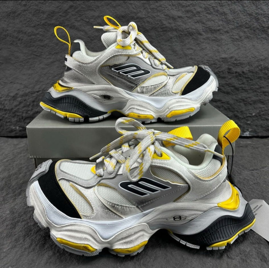 Balenciaga Cargo Sneaker Grey Black Yellow