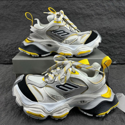 Balenciaga Cargo Sneaker Grey Black Yellow